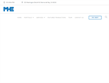 Tablet Screenshot of mherealestate.com